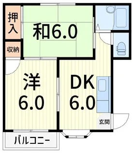 ホーマット金町II【2階】の間取り