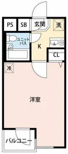 フェルテロアール祐天寺【3階】の間取り