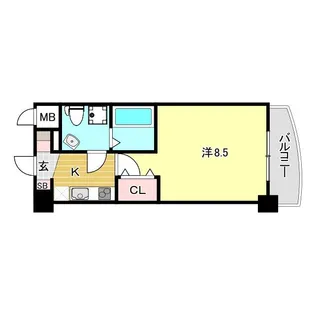 セレニテ甲子園I【7階】の間取り