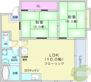 ソレイユ2【1階】の間取り