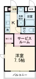 ロイヤルグランコート津【5階】の間取り