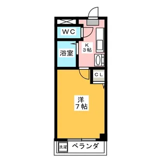 グラナイト尼ヶ崎【4階】の間取り