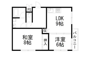田中マンションII【2階】の間取り