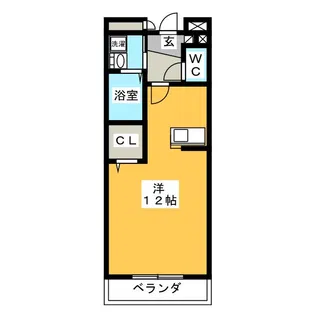 ローズマリー【3階】の間取り