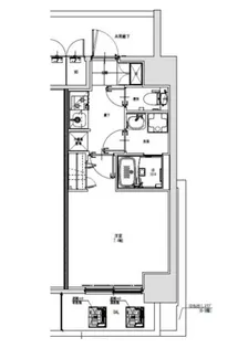 S-RESIDENCE千種駅前ascent(アセント)【5階】の間取り