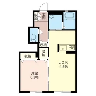 シャコンヌ【1階】の間取り