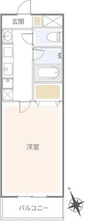 サンテル東寺尾【3階】の間取り