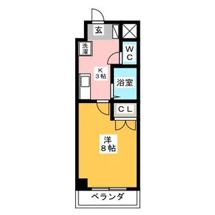 ACTRIUM・K【6階】の間取り