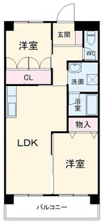 デセール砂子【3階】の間取り