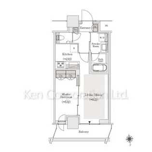 OIMACHI TRACKS RESIDENCE【21階】の間取り