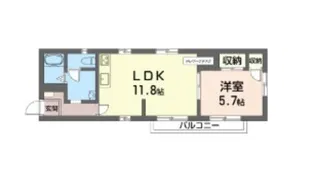 ヒルサイド守谷【2階】の間取り