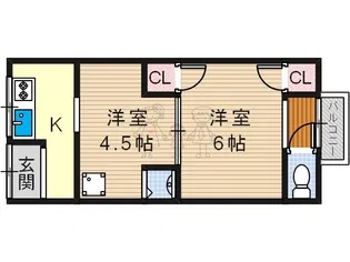 真福寺コート【2階】の間取り