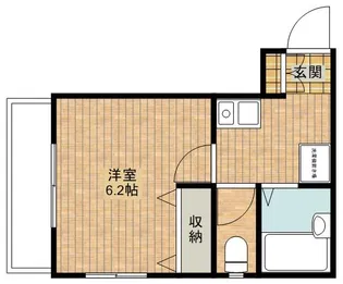 ブランドール新城【3階】の間取り