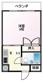 サンパレスII【5階】の間取り