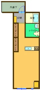 ケイトアパートメント【2階】の間取り