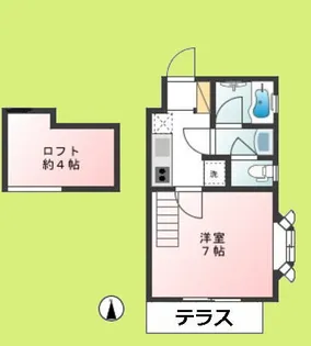 自由が丘ベルブランシュ【1階】の間取り