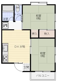 ハイツ小林【2階】の間取り