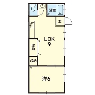 林アパート【2階】の間取り