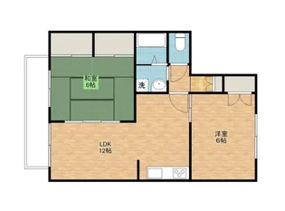 セジュールヒガシ【2階】の間取り