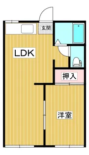 ミースムーン【2階】の間取り