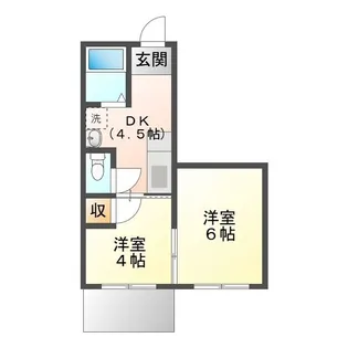 エリアハイツ【1階】の間取り