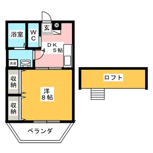 コーポ幸【2階】の間取り
