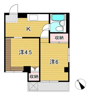 アクティヒタチ【3階】の間取り