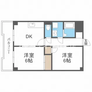 メゾンマリーネ【4階】の間取り