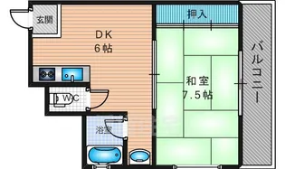 住友ハイツ【5階】の間取り