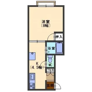 メゾンドパルク【1階】の間取り