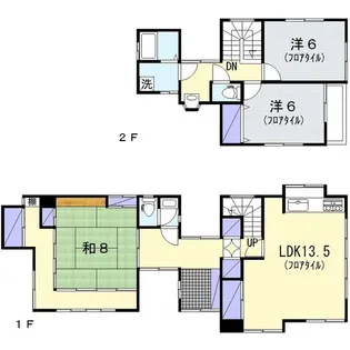 神奈川県大和市上和田【一戸建】の間取り