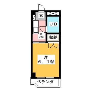 コーポM.A.S【2階】の間取り