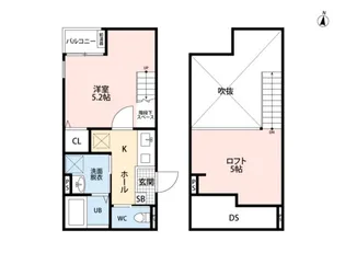 MAHORA MAISON 久留米大学前駅1【2階】の間取り