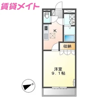 マリンガーデン【1階】の間取り