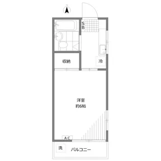東京都杉並区永福1【アパート】の間取り