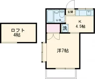 パークサイドハイツ【2階】の間取り