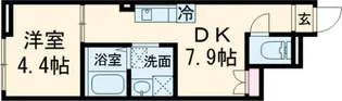 TheSiesta成城学園Gresiare【1階】の間取り