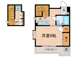 M.Yフラット宮堀【2階】の間取り