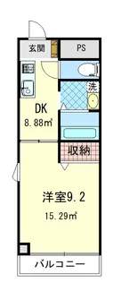 セーズシャンブル【4階】の間取り