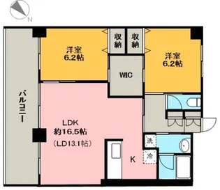 千葉県市川市行徳駅前1【マンション】の間取り