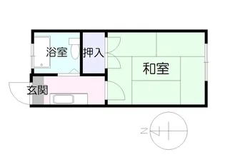 サンコーポB【1階】の間取り