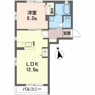 ディアス国見町【1階】の間取り