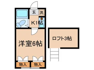 メゾン中和泉【1階】の間取り