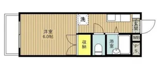 コーポベルシップ【2階】の間取り