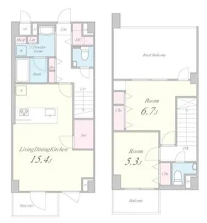 テアトル高尾の間取り
