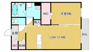 ラヴィーヌ【2階】の間取り