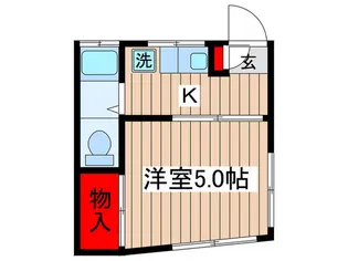 サンパレス【2階】の間取り