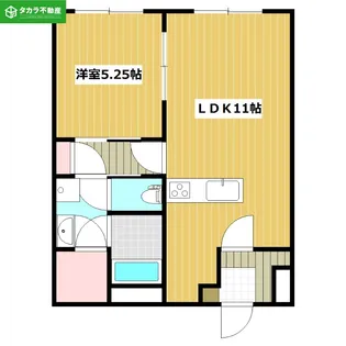 サニーパレス賀来【1階】の間取り