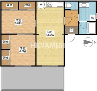 あおいハイツ【2階】の間取り