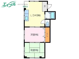 奈良屋【2階】の間取り